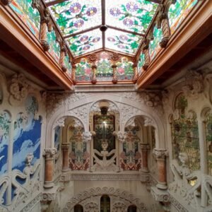 modernist house near barcelona