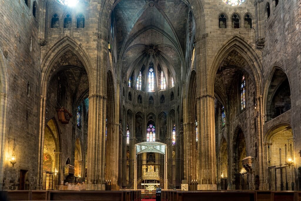 Girona Cathedral inside